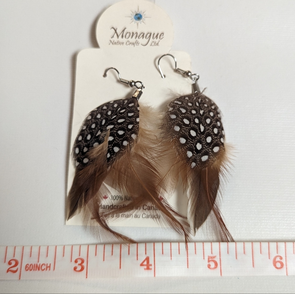 Feather earrings